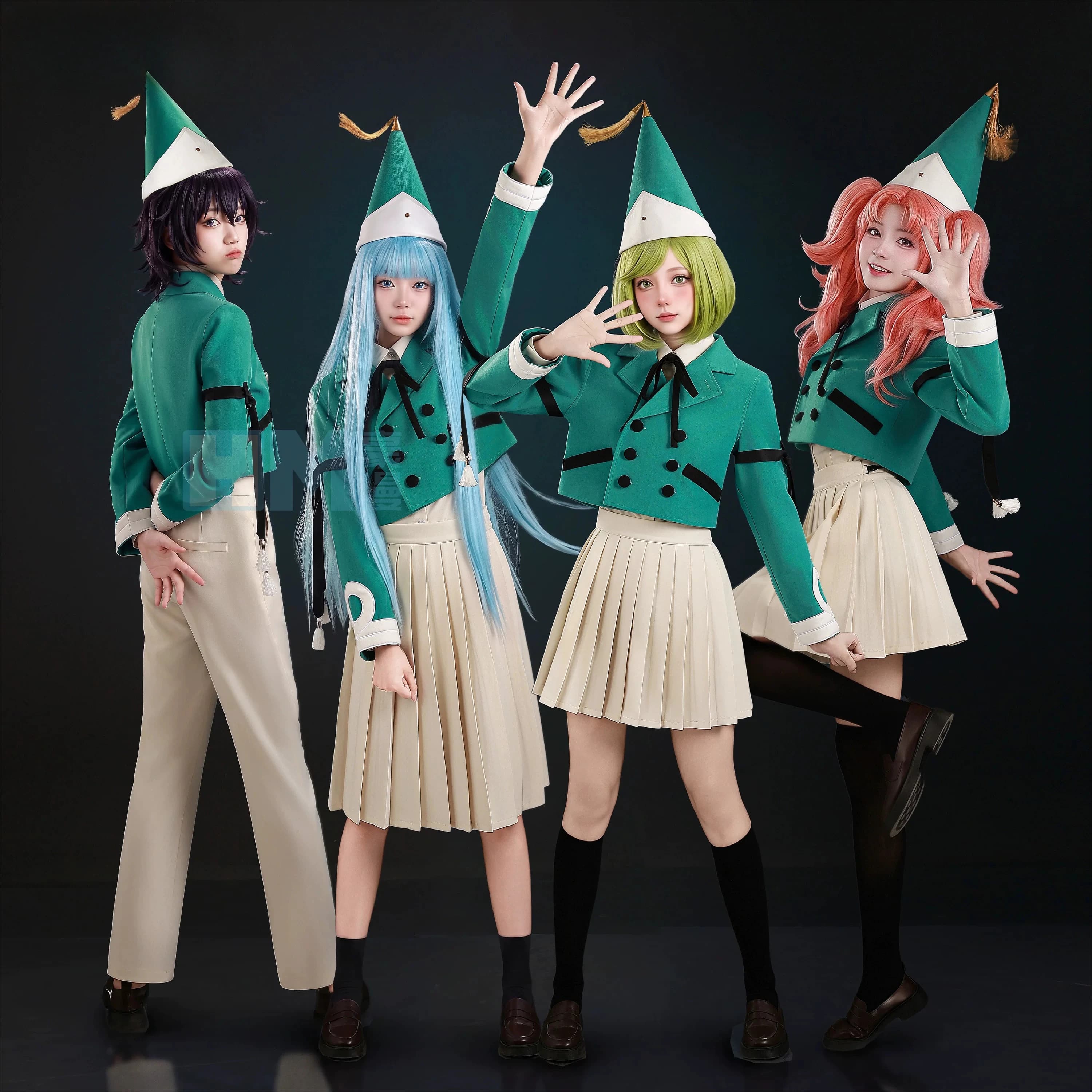Costume da Cosplay Witch Hat Atelier Coco Agott Tetia Richette, Uniforme per Feste Anime, Abbigliamento per Giochi di Ruolo di Halloween