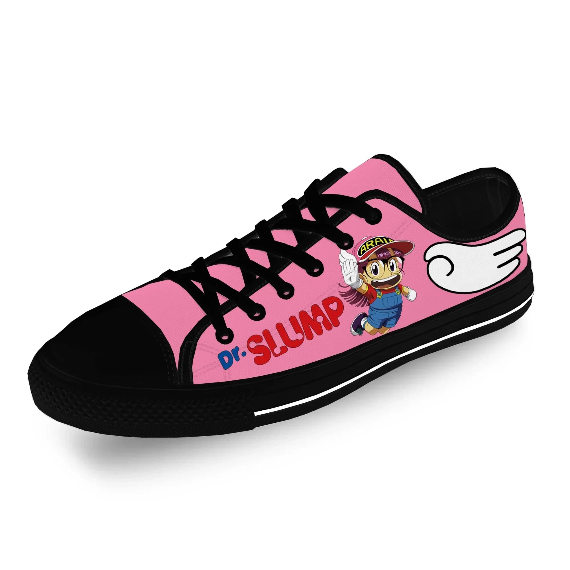 Scarpe da ginnastica casual in tela con stampa 3D di Arale Dr. Slump, ispirate agli anime e manga giapponesi, per uomo, donna e teenager, ideali per cosplay.