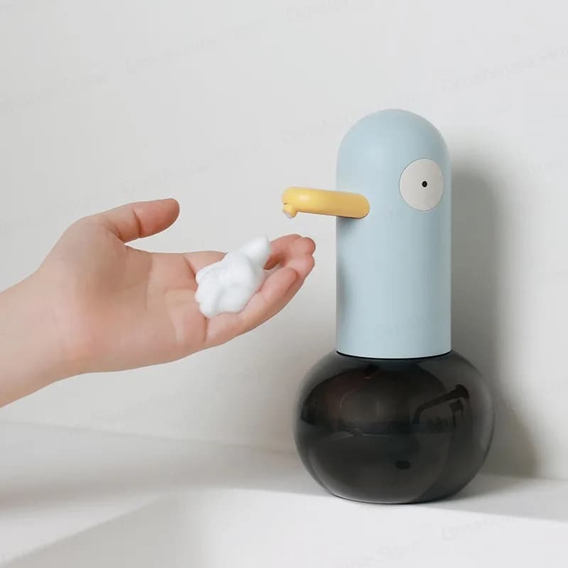 Dispenser automatico di sapone anatra 400ML Carica USB Dispenser di sapone touchless Dispenser automatico di sapone a mani libere per cucina Bagno