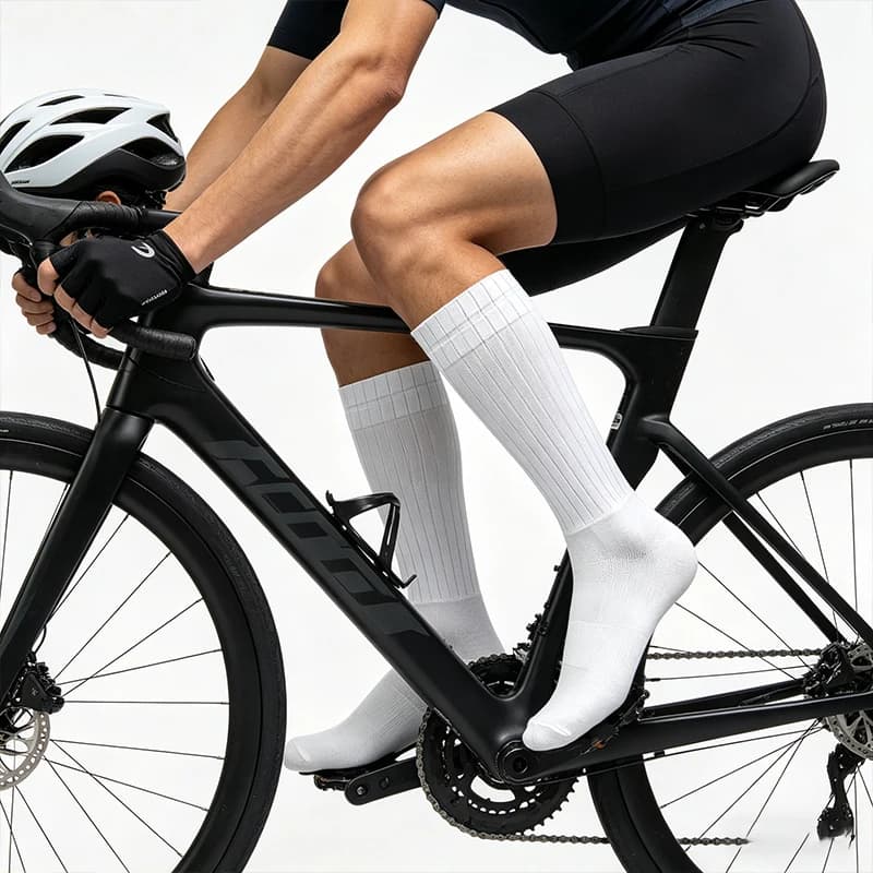 Aero Sock Cycling Socks High Speed Sports For Men Anti-slip Breathable Athletic Moisture Control Calcetines Ciclismo