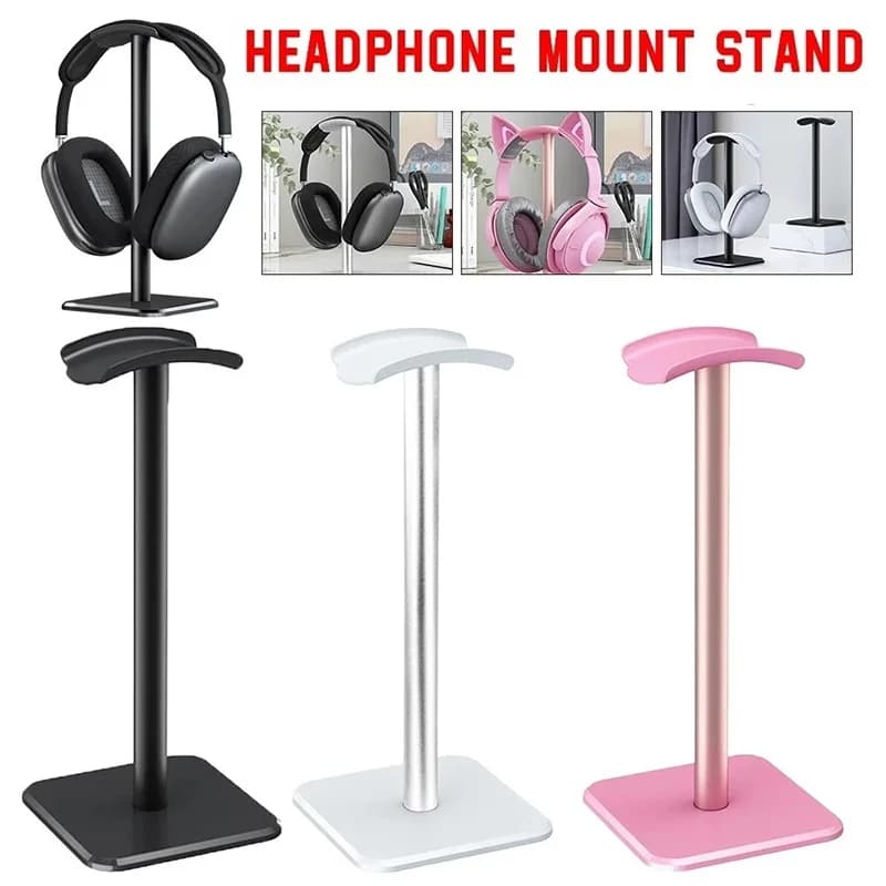 1pcs Universal Plastic Headphone Holder Gaming Headset Stand Desktop Organizer Head Headset Display Rack Earphone Hanger Bracket