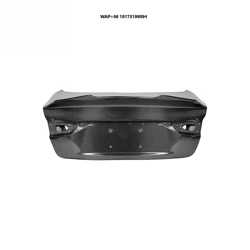 Coperchio Posteriore in Fibra di Carbonio Stile PSM per Infiniti Q50 Q50L Q50S / Coperchio Bagagliaio Leggero / Montaggio Diretto OEM 2014-2020
