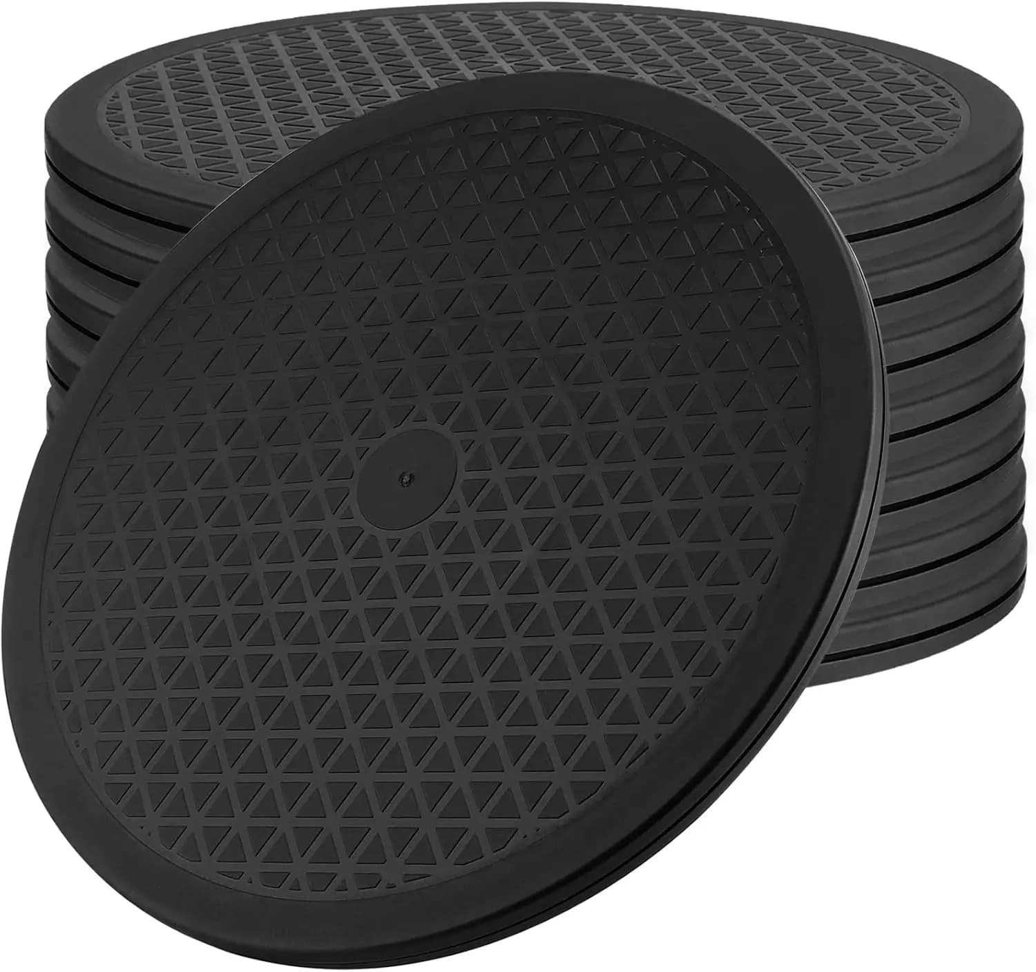 8 Pieces 12 Inches 360 ° Support Swivel, Lazy Susan Swivel Platform for Monitor, Plants, Models and Objects Various