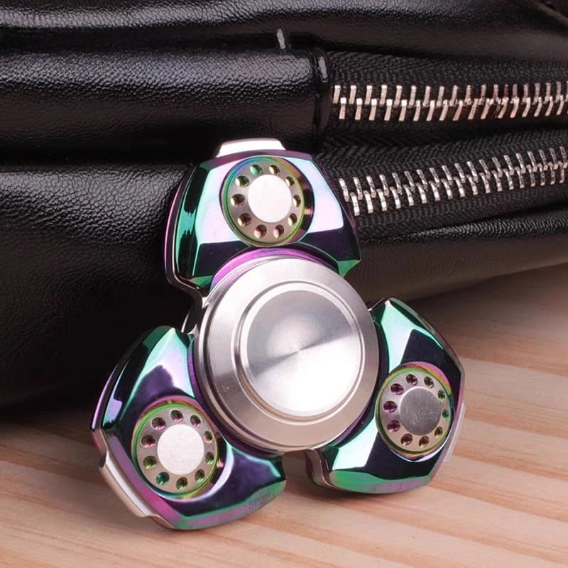 SONE EDC Processo galvanico rotante in metallo Design diviso Fidget Spinner Giocattolo da tavolo di decompressione