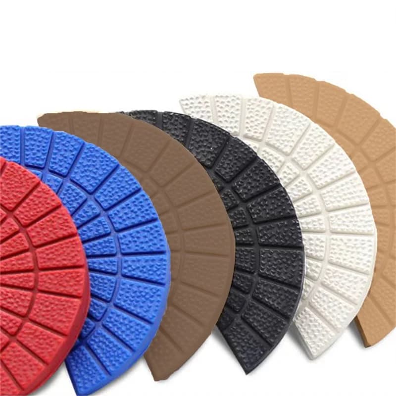 4 pezzi di gomma antiscivolo resistente all'usura protezione della suola della scarpa nera sandalo con tacco alto suola pad tappetino smerigliato scarpe adesivi inferiori