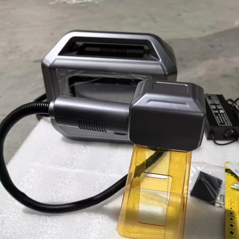 Portable Fiber Laser Marking Machine for Metal Engraving, Stainless Steel and Aluminum