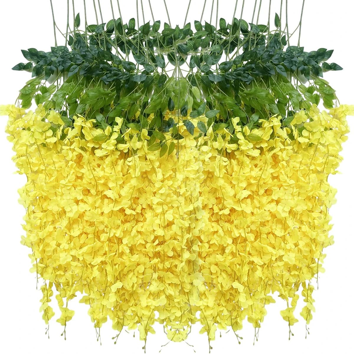 Fiori artificiali in rattan Casa Matrimonio Celebrazione Festival Festa Giardino esterno Ghirlanda da parete Confezione regalo fai da te Accessorio decorativo Economico