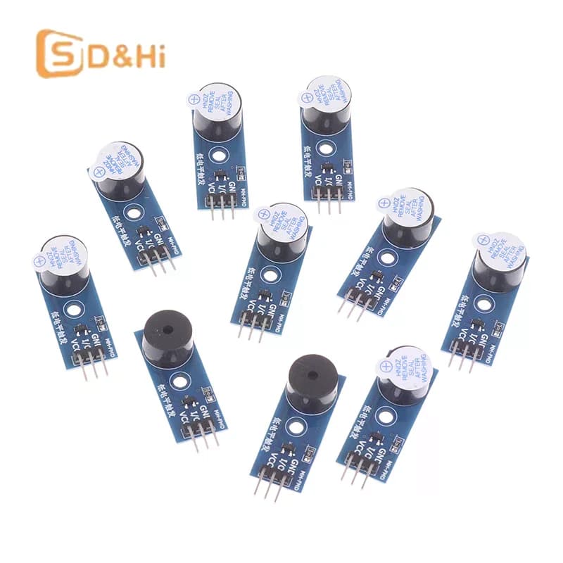 Active/Passive Cicalino Module for Arduino, Low Level 5V Trigger, Compatible with Raspberry Pi ESP32, High Quality Fai-da-te Kit