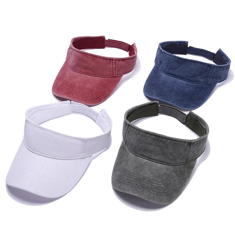 Nuove visiere estive Berretto da baseball in denim da donna Outdoor Vuoto Top Sport Cappello da sole per golf Escursionismo Tennis Corsa Protezione solare maschile