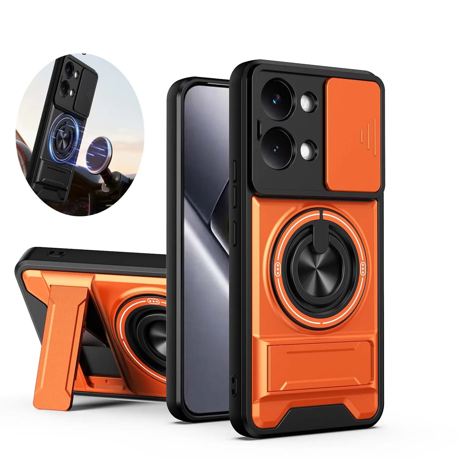 For Mi Poco X8 Pro Max Case Shockproof Slide Lens Armor Cover Csee For Mi Poco X6 X7 X8 Pro