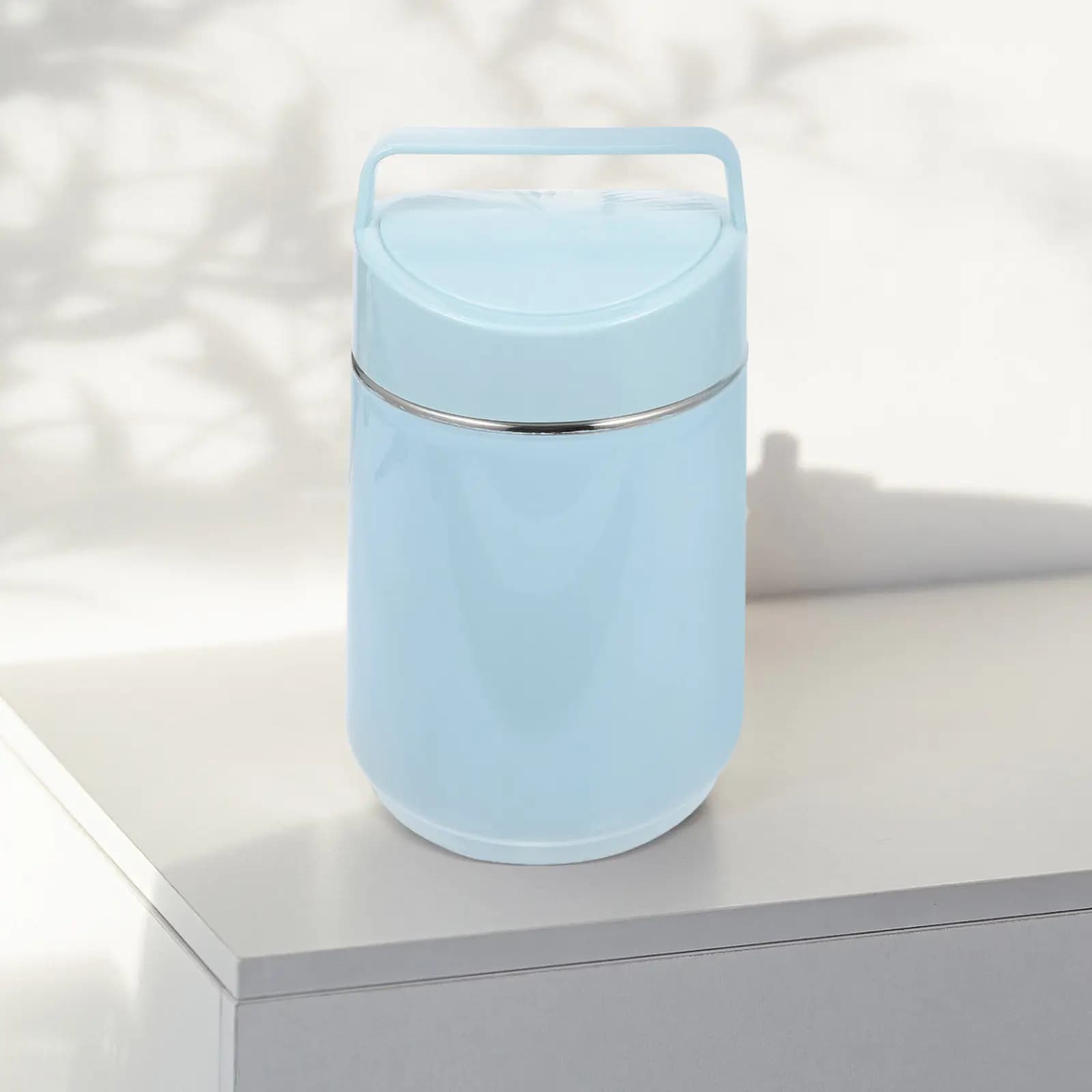 Three-Layer Stainless Steel Vacuum Lunch Pot Portable Insulated Food Container Leakproof Thermal Soup Storage Box for Office