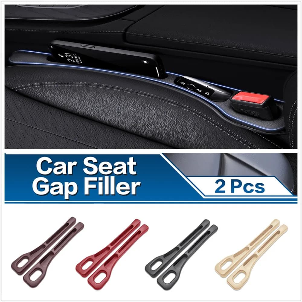 2PCS Per BMW 1 2 3 4 5 6 7 Serie E90 E87 E46 E60 F20 Seggiolino Auto Gap Filler Tra Sedili Fessura Decorazione di Interni accessori