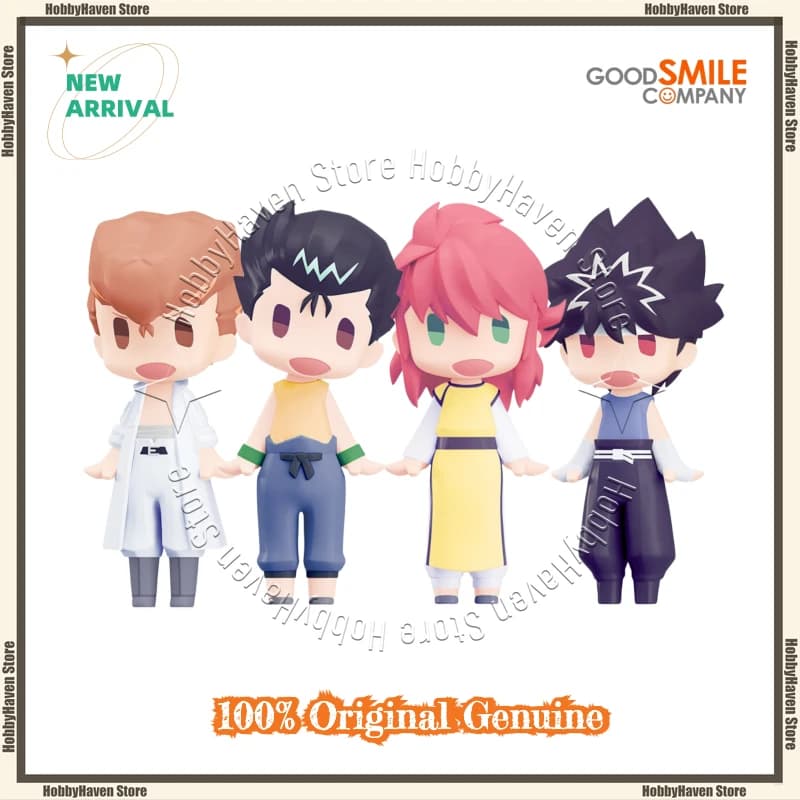 Disponibile GSC HELLO! GOOD SMILE Kurama/Yusuke Urameshi/Hiei/Kuwabara Kazuma YuYu Hakusho Action Figure Originale da Collezione Regalo