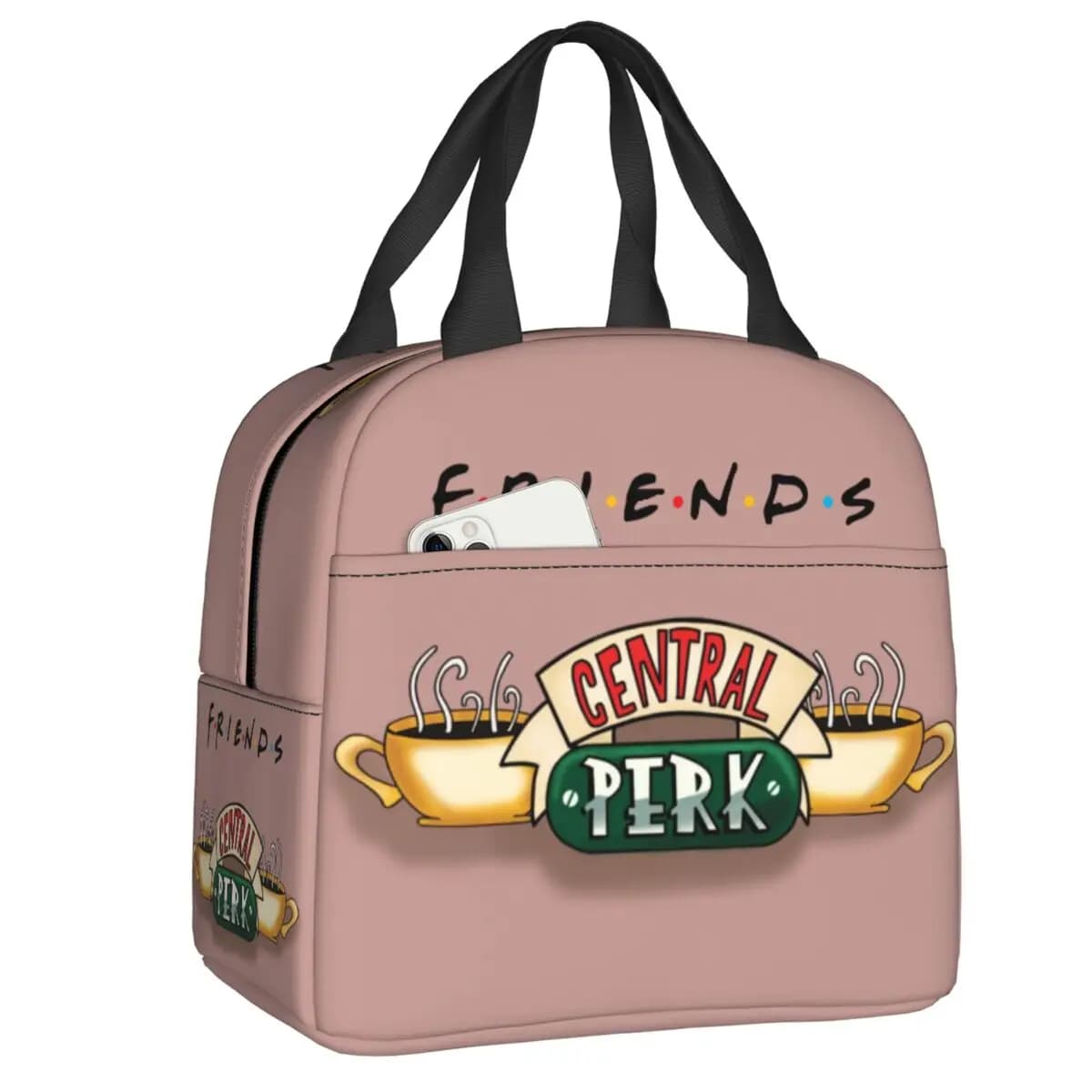 Borsa per il pranzo con logo personalizzato Friends Uomo Donna Scatole per il pranzo isolate termicamente per la scuola dei bambini