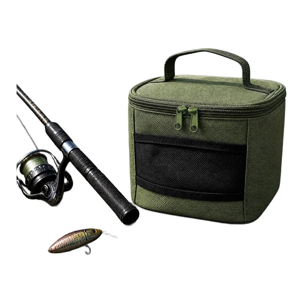 Waterproof For Fishing Tackle Bag Made of Nylon for Carrying and Sorting Reels Bait Boxes Hooks Lines and Accessories