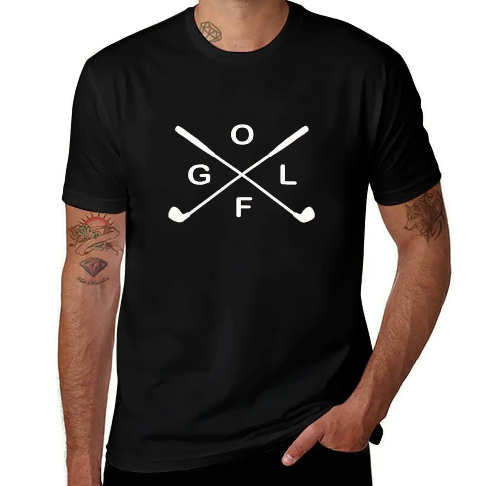 Awesome Golfer & Golf Lovers Golf Design T-Shirt Fashion Print Casual Short Sleeve