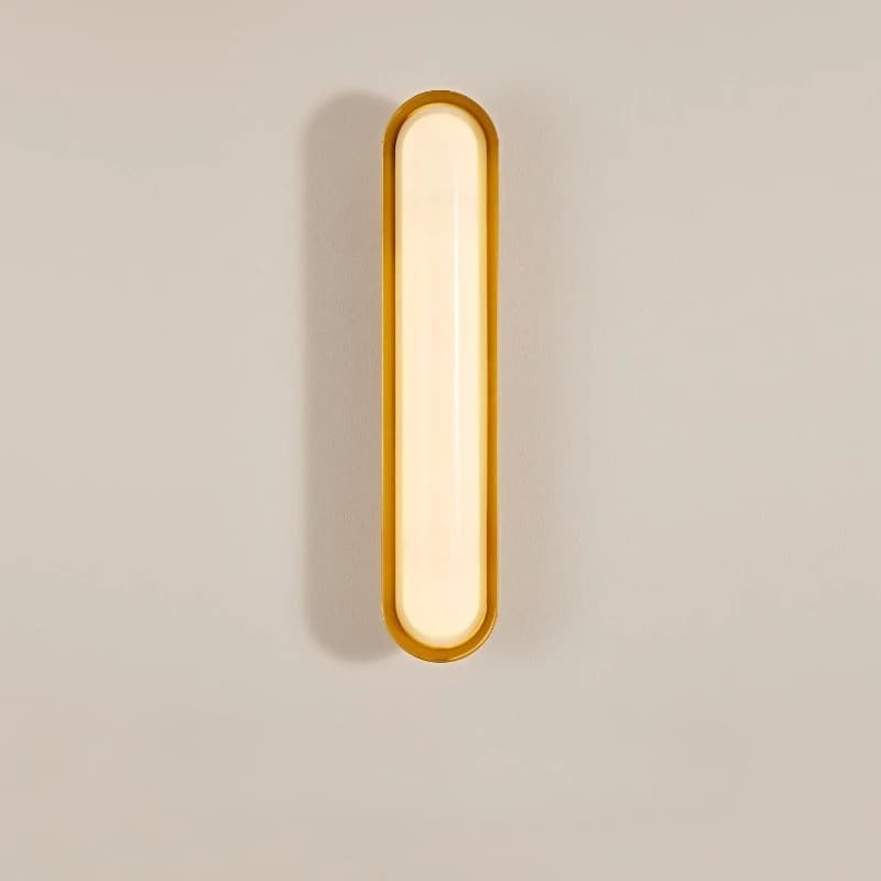 American Retro Wall Lamps Designer Long Strip LED Wall Sconces Stairway Hallway Bedroom Bedside Background Decoration Wall Light