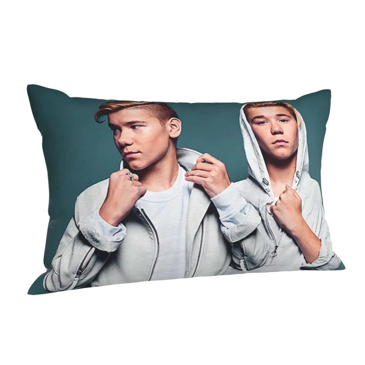 Marcus And Martinus Sweden Norway Eurovision Rectangle Pillowcase Cover Polyester Decorative Bed Home Comfort Throw Pillow
