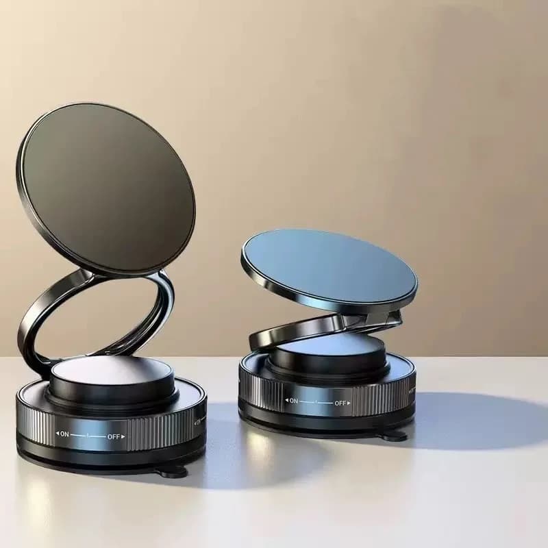 Supporto Magnetico per Telefono da Auto con Ventosa Meccanica, Rotazione a 360 Gradi ° Supporto Magnetico Universale per Navigazione