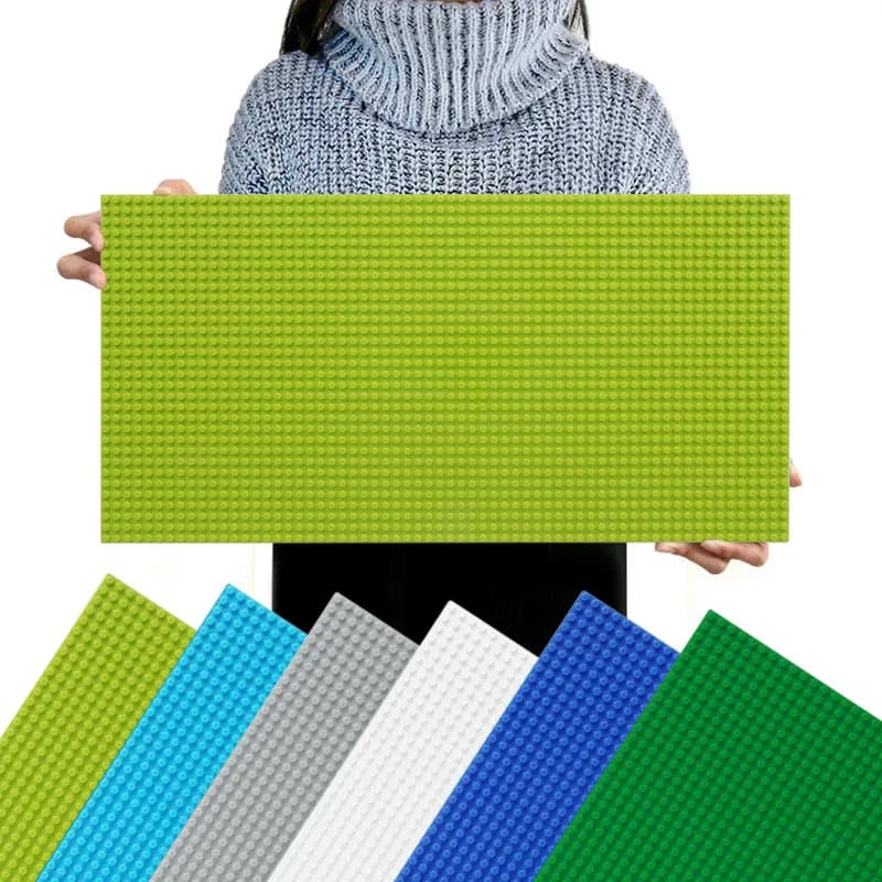 Basic table for classic construction blocks of 32* 64 holes, wall of assembled DIY blocks compatible with children's brand gift toys