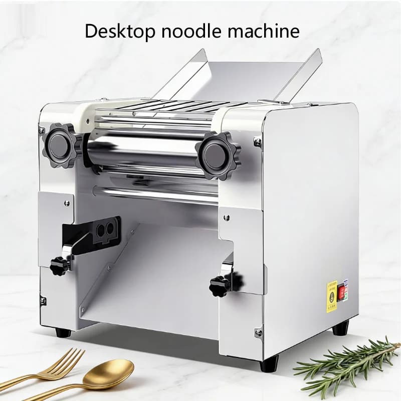 Macchina Elettrica per Pasta e Noodle, Pressa per Spaghetti in Acciaio Inox per Uso Domestico e Commerciale