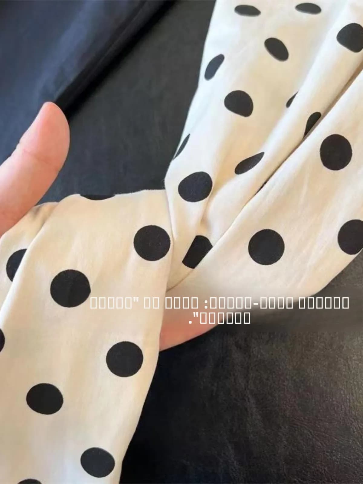 Casual Wide Pants in Pois in Linen with Elastic, Cooling, Hiding Imperfections and Snellino, for Women Plus Sizes
