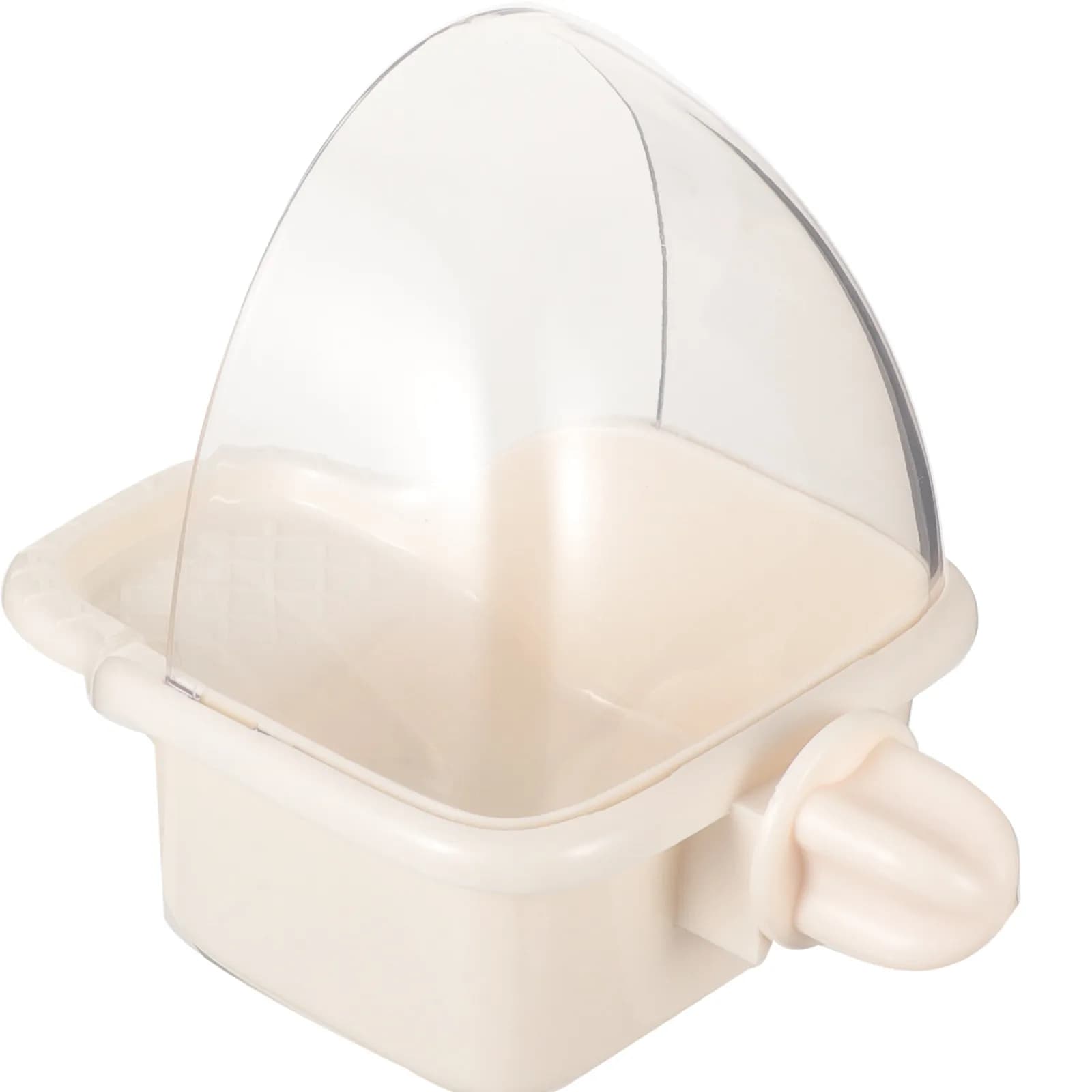 Ciotola in Plastica per Alimentazione Uccelli da Gabbia, Contenitore Anti-Svendita per Pappagalli, Parrocchetti e Giovani Uccelli, Robusta e Leggera