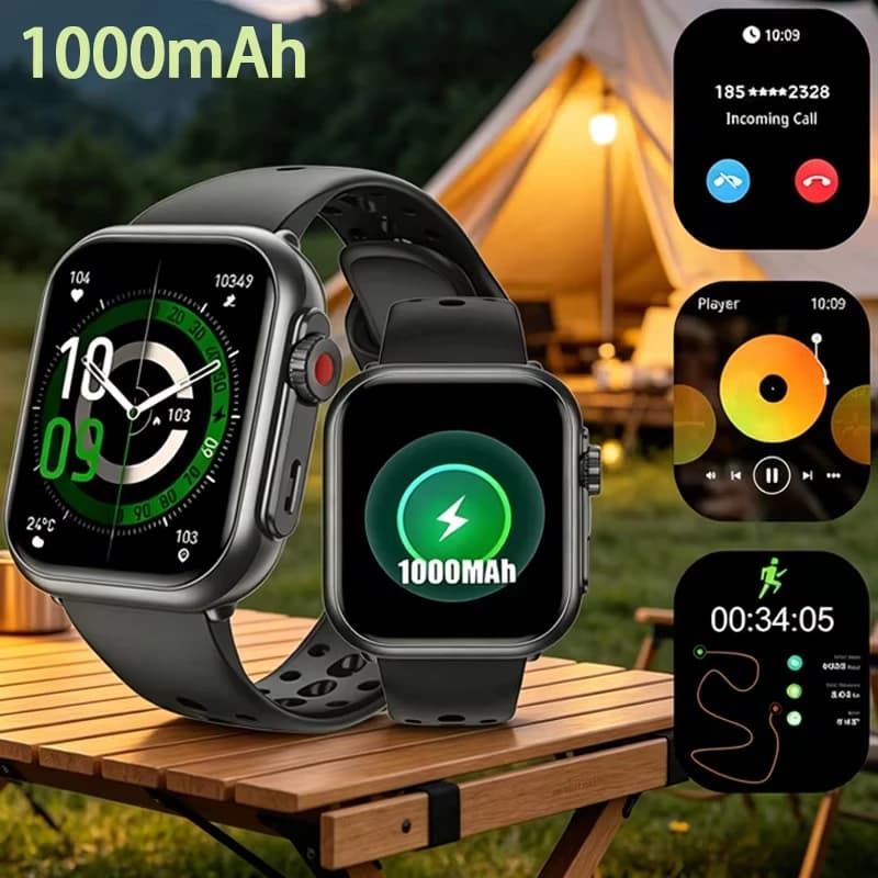 Nuovo Smartwatch da Donna 2026 Ultra 2 SE, 1000mAh, Schermo AMOLED Full Touch da 1,85'', Chiamate BT, Compatibile con iOS e Android, Idea Regalo