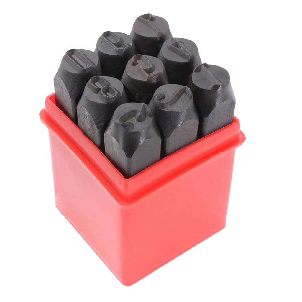 Stamps Letters Alphabet And Numbers Set Punch Steel Metal Tool , Made of high quality carbon steel, durable and sturdy
