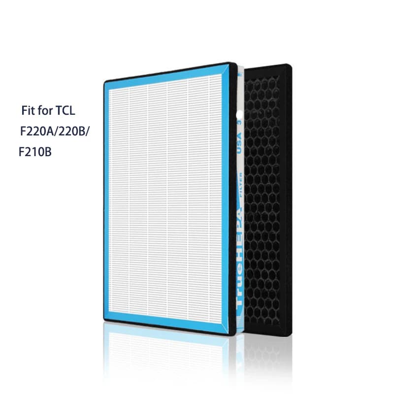 Filtro a carbone Hepa per TCL TKJ-220B/210B/220A 295*245*25MM/10MM filtro purificatore d'aria filtro deodorizzazione filtro schermo