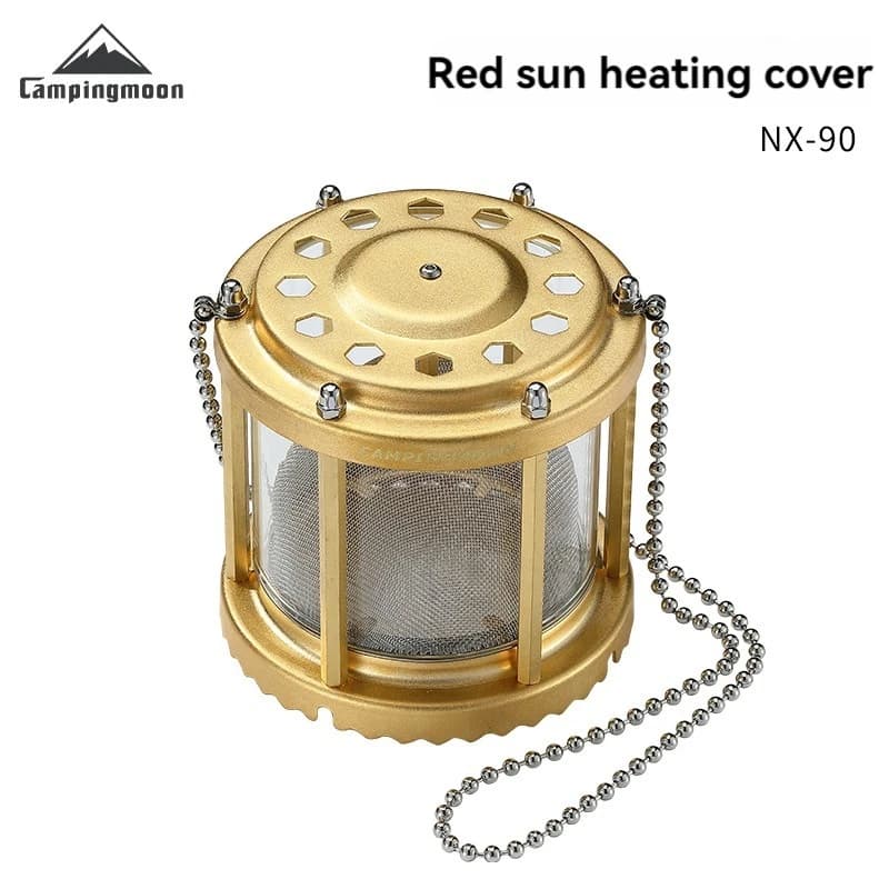 CAMPINGMOON NX-90 Camping heating stove cover Red Sun for autumn and winter Quick heating for outdoor heating equipment