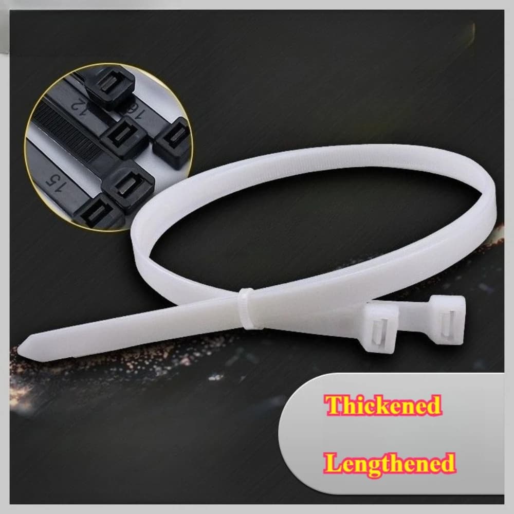 Fascette per cavi in plastica autobloccanti Fascette per cavi in nylon addensato allungato Fascette per cavi resistenti da 30 40 pollici per esterni e interni Avvolge Fascette per cavi