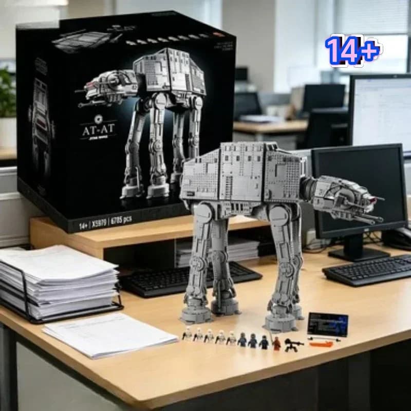 Bandai Instant 75313 6785PCS DIY Assembled Combat Walker Bricks Premium Design Collection Display compatible with LEGO bricks