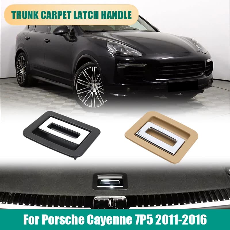 Auto Bagagli Posteriore Tronco Boot Zerbino Pavimento Tappeto Interruttore Maniglia di Chiusura Per Porsche Cayenne 7P5 2011-2016 95855111500 95855111501