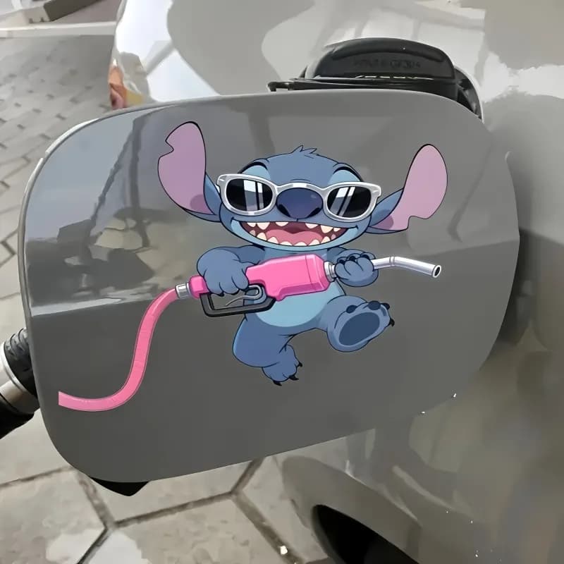 New Wall decal Raincoat Creative Soul S-titch Kawaii Cartoon for Car Oil Car, Bicycle, Laptop, Desk - Self-adhesive Decoration Make by You