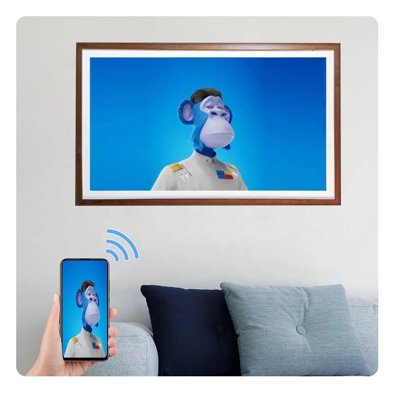 Hot Selling 32 43 49 Inch Large Digital Photo Frame Digital Photo Frame Wireless Android Wifi Picture Frames with Stand