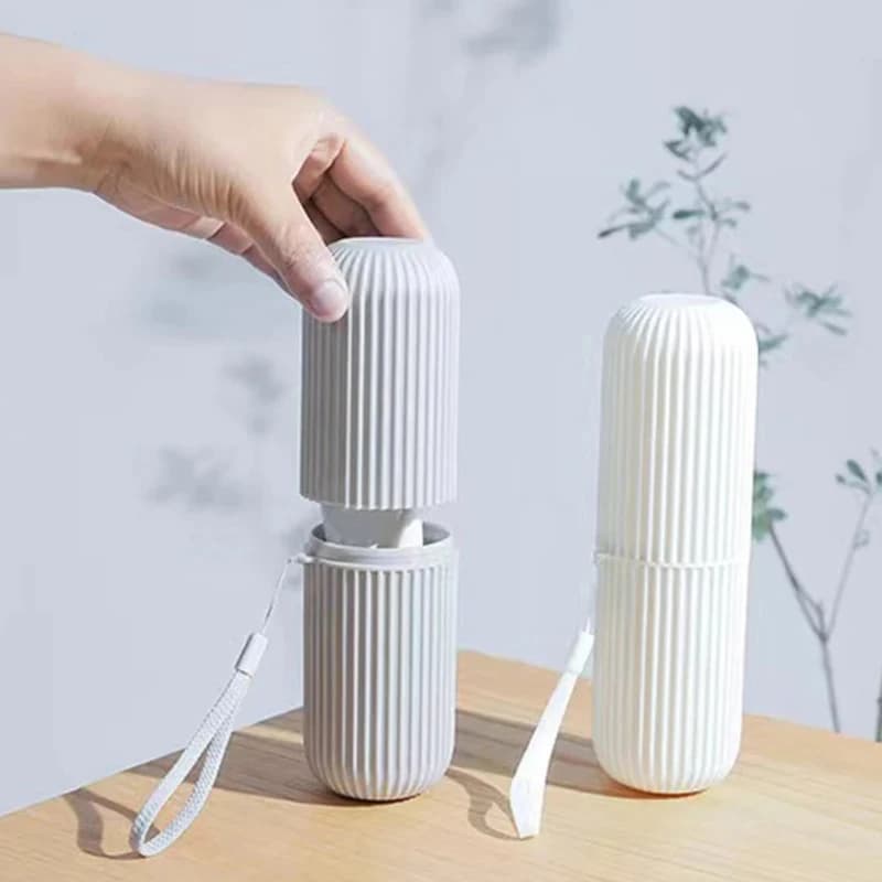 Tazza per dentifricio usa e getta Spazzolino portatile Porta dentifricio Custodia per spazzolino Hotel Viaggio Campeggio Bagno all'aperto