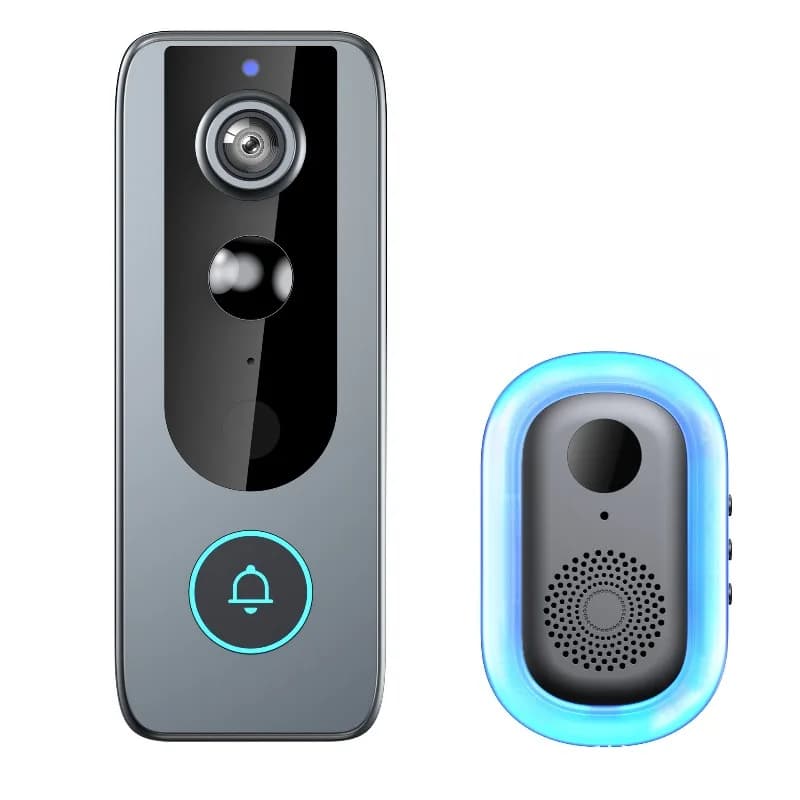 Campanello video wireless intelligente ad alta definizione, campanello con interfono bidirezionale