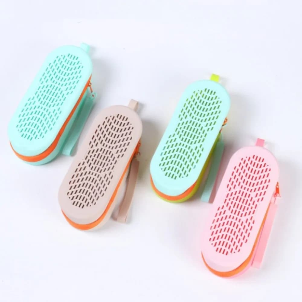 Breathable Swim Goggles Case Dual-vented Washable Silicone Glasses Box Large Capacity Quick-dry Eyewear Storage Pouch Beach
