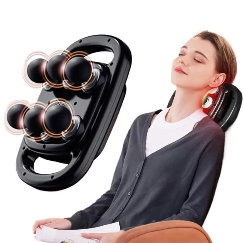 6-head stretcher for professional muscle relaxation, multi-head home lazy massage tool, percussion device for the whole body