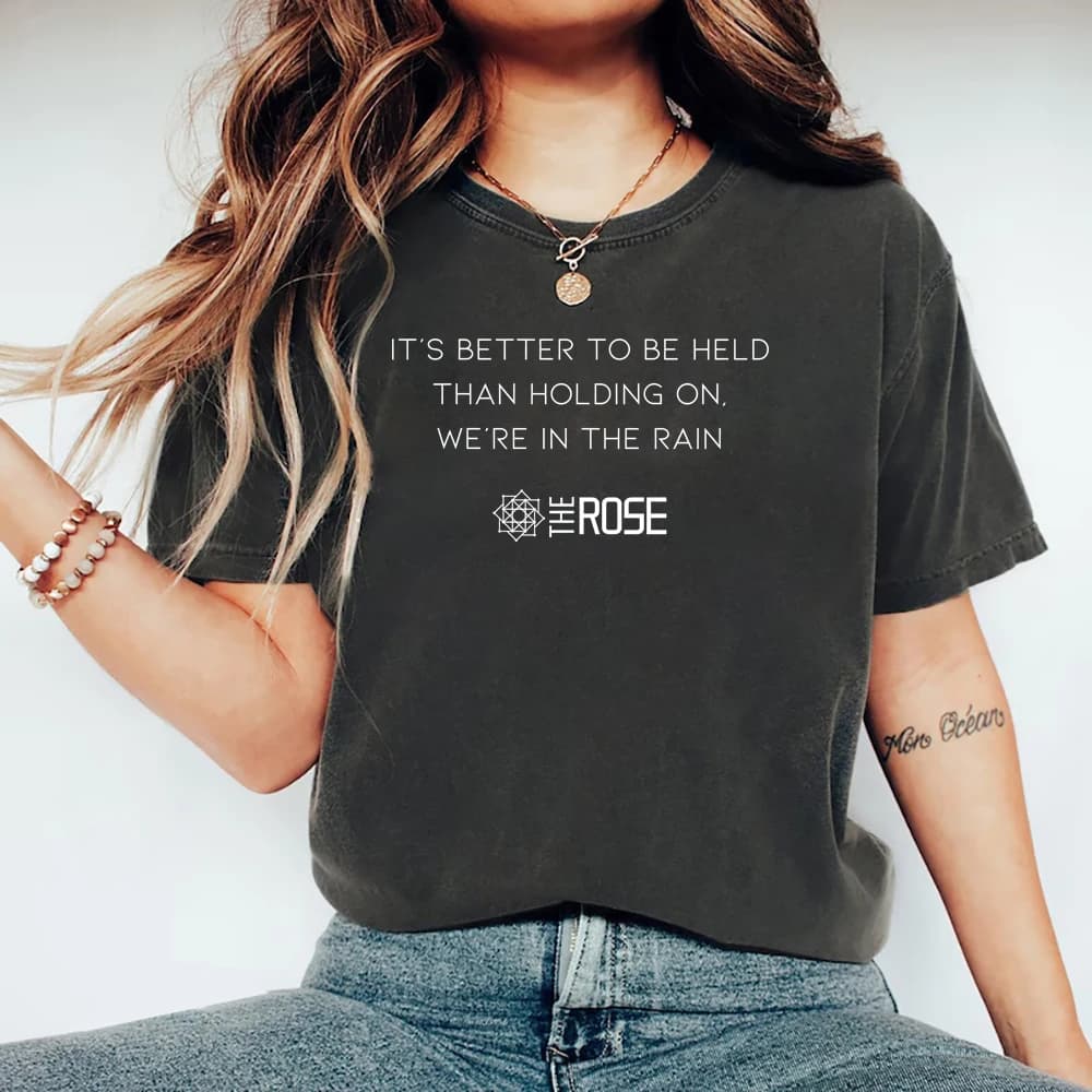 Maglietta The Rose Maglietta The Rose Kpop Maglietta coreana della banda musicale Maglietta grafica da donna Maglietta a maniche corte Kpop Merch Abbigliamento donna