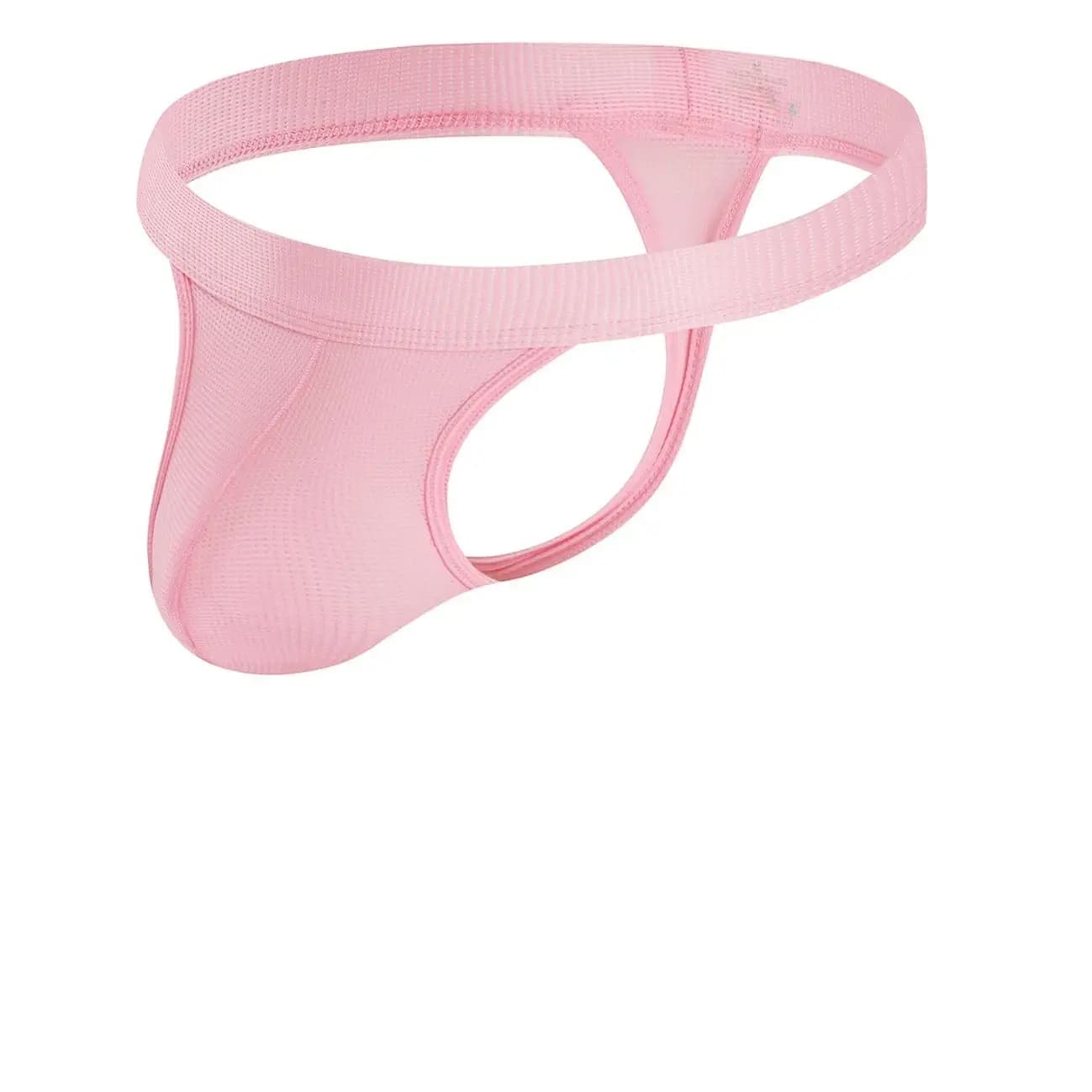 Slip perizoma da uomo in seta ghiaccio, sexy, per gay, tanga uomo, Jockstrap con sacchetto per il pene, traspirante e sottile
