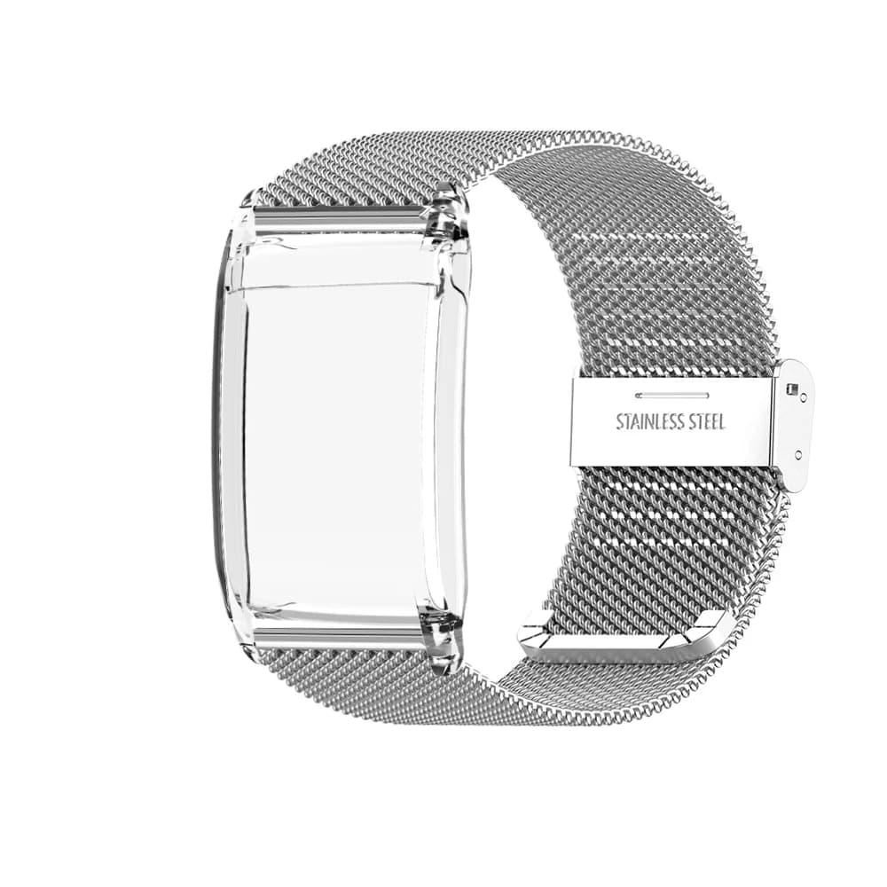 Metal Fitness Band Adjustable with Watch Case Replacement Tracker Strap Protector Sports Wristband for Whoop 4.0 For Men Women