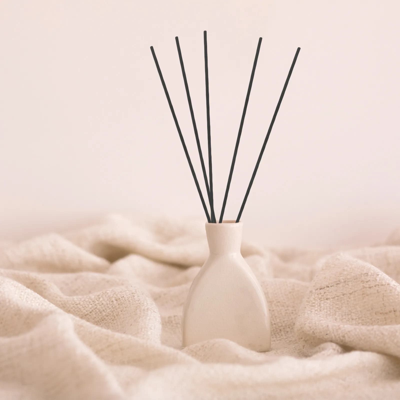 100 Pezzi Bastoncini Diffusori in Fibra Neri Spessi di Ricambio, Fragranza Duratura per Casa, Ufficio, Bagno, Olio Essenziale Aromatico