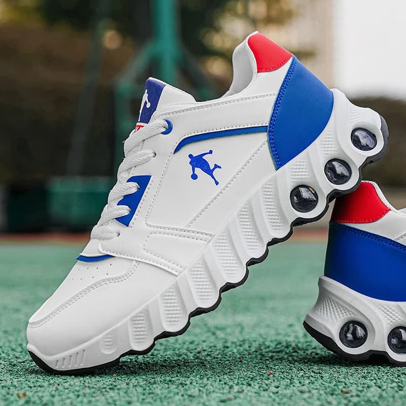 Scarpe da corsa ammortizzanti da uomo, scarpe sportive atletiche traspiranti