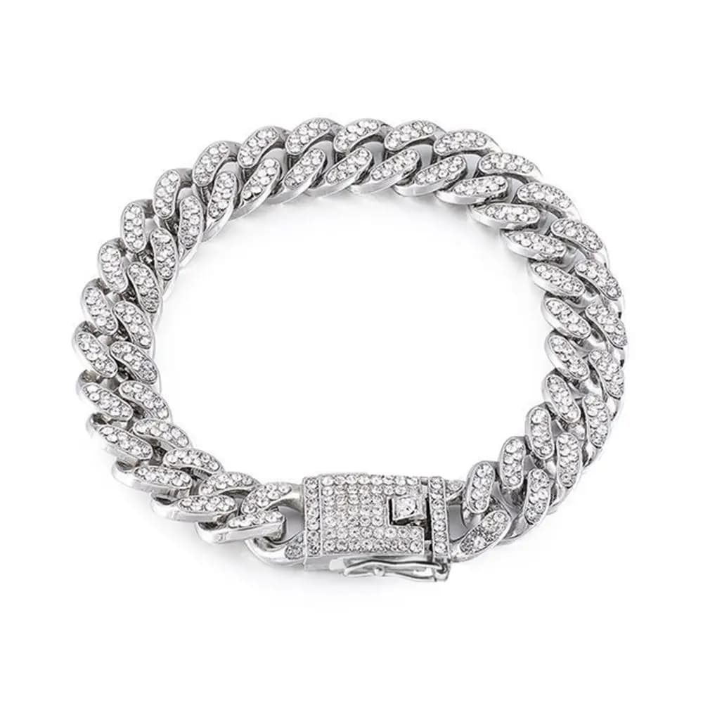 Collare per Cani Personalizzato alla Moda, Accessori per Animali, Oggetti di Scena per Foto, Gioielli per Animali, Collana a Catena per Animali
