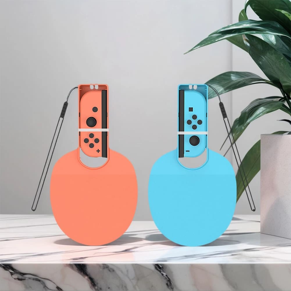 2 ping pong grips for Switch 2 Joy-Con, ping pong rack accessory for Switch/OLED, sports accessories