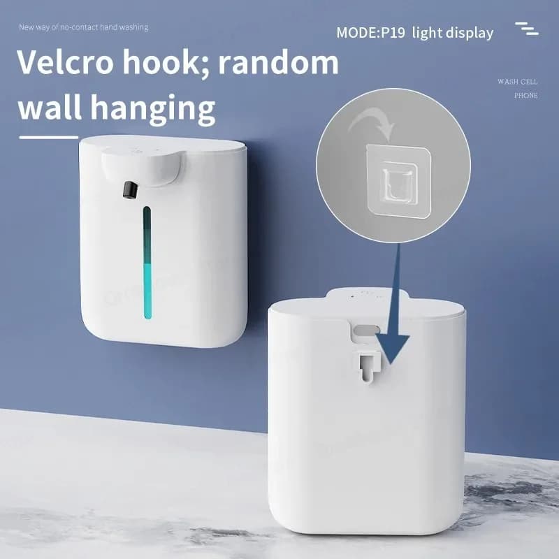 500ML Touchless Automatic Soap Dispenser USB Rechargeable Wall Mounted Electric Hand Soap Dispenser for Kitchen Bathroom