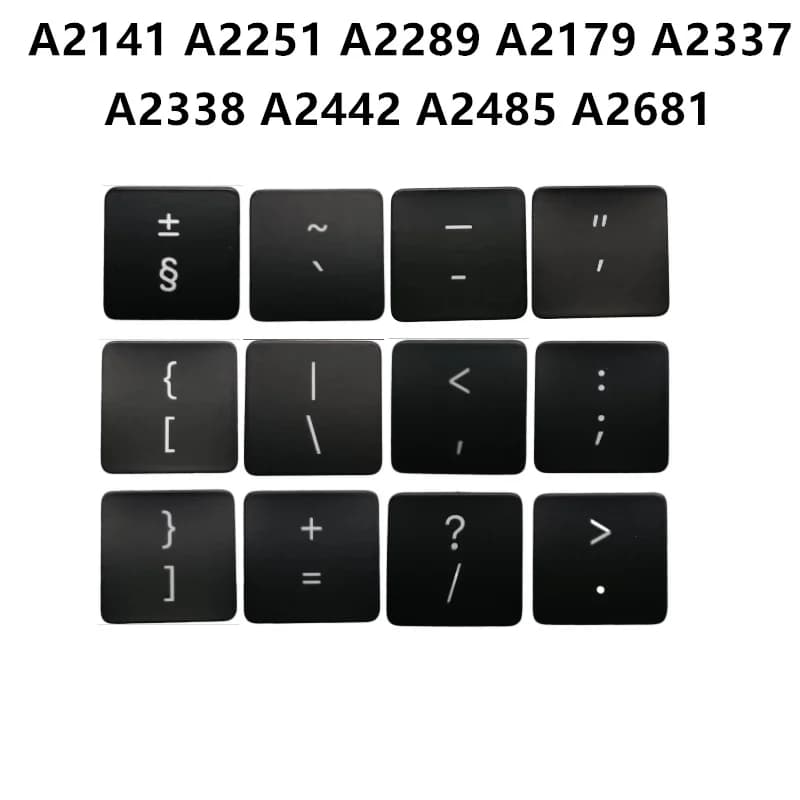 Per Macbook Pro Simbolo tappo chiave A2141 A2251 A2289 A2337 A2338 A2442 A2681 A2941 Tappo chiave