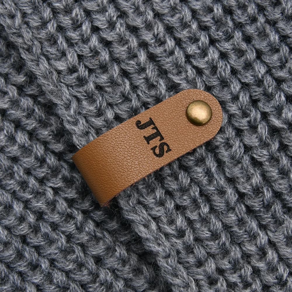 Customized Leather Labels Laser Engraved 0.5x3 Inch With Free Rivets - 1mm Ecological for Clothing, DIY Crafts, Custom Gifts